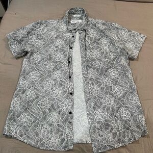 Ezekiel XL Men’s Black White short sleeve shirt printed